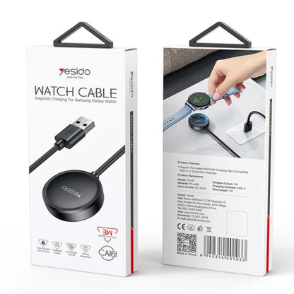 Yesido CA161 Magnetische USB 1 Meter Ladekabel für Samsung Galaxy Watch