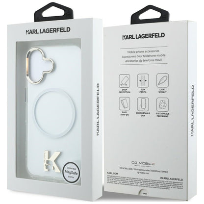 Karl Lagerfeld Handy Hülle IML K Head Logo Magsafe Case für iPhone 17 Transparent