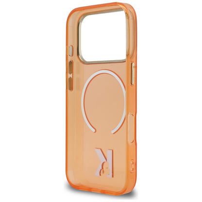 Karl Lagerfeld Handy Hülle IML K Head Logo Magsafe Case für iPhone 17 Pro Orange