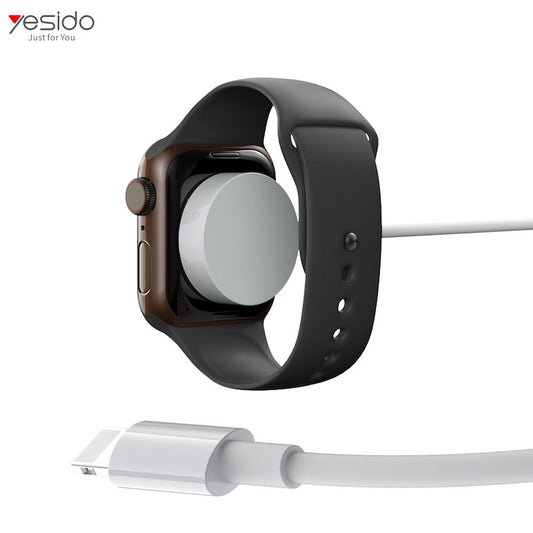 YESIDO CA113 2in1 Magnetische Typ C und Lightning 1.2 Meter Ladekabel für Apple Watch