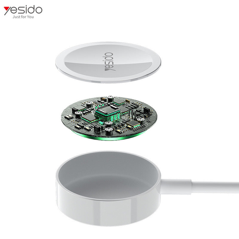 YESIDO CA113 2in1 Magnetische Typ C und Lightning 1.2 Meter Ladekabel für Apple Watch