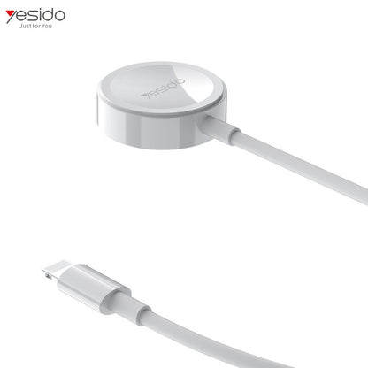 YESIDO CA113 2in1 Magnetische Typ C und Lightning 1.2 Meter Ladekabel für Apple Watch