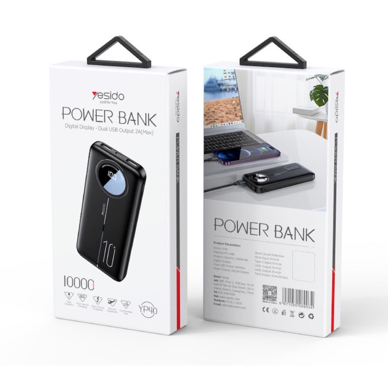 YESIDO YP40 Powerbank 10.000mAh